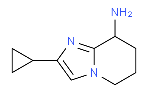 CAS No. 1491484-93-5, 2-Cyclopropyl-5,6,7,8-tetrahydroimidazo[1,2-a]pyridin-8-amine
