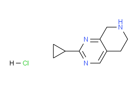 CAS No. 1159812-76-6, 2-Cyclopropyl-5,6,7,8-tetrahydropyrido[3,4-d]pyrimidine hydrochloride