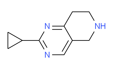 CAS No. 880361-75-1, 2-Cyclopropyl-5,6,7,8-tetrahydropyrido[4,3-d]pyrimidine