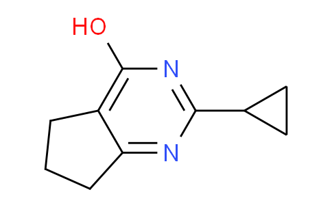 CAS No. 1247517-44-7, 2-Cyclopropyl-6,7-dihydro-5H-cyclopenta[d]pyrimidin-4-ol