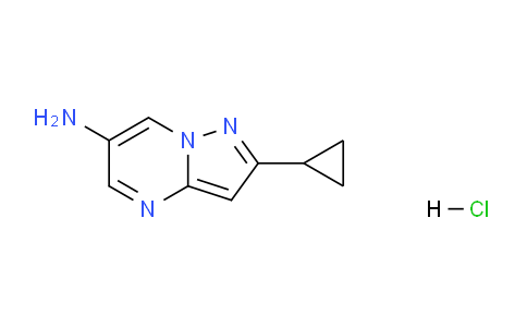 CAS No. 1779128-21-0, 2-Cyclopropylpyrazolo[1,5-a]pyrimidin-6-amine hydrochloride