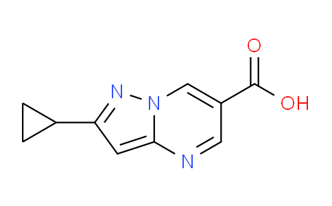 CAS No. 1774905-19-9, 2-Cyclopropylpyrazolo[1,5-a]pyrimidine-6-carboxylic acid