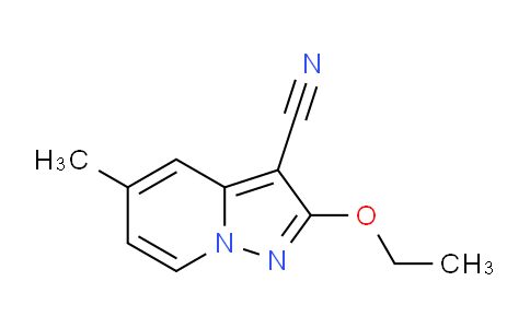 CAS No. 110911-78-9, 2-Ethoxy-5-methylpyrazolo[1,5-a]pyridine-3-carbonitrile