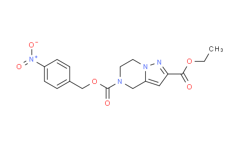 CAS No. 623565-14-0, 2-Ethyl 5-(4-nitrobenzyl) 6,7-dihydropyrazolo[1,5-a]pyrazine-2,5(4H)-dicarboxylate