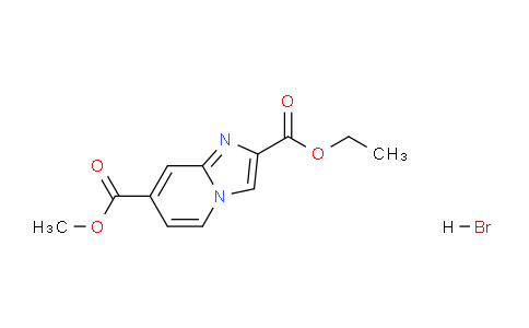 CAS No. 1427460-34-1, 2-Ethyl 7-methyl imidazo[1,2-a]pyridine-2,7-dicarboxylate hydrobromide