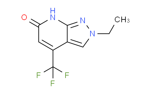CAS No. 1018126-37-8, 2-Ethyl-4-(trifluoromethyl)-2H-pyrazolo[3,4-b]pyridin-6(7H)-one