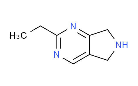 CAS No. 1211537-59-5, 2-Ethyl-6,7-dihydro-5H-pyrrolo[3,4-d]pyrimidine