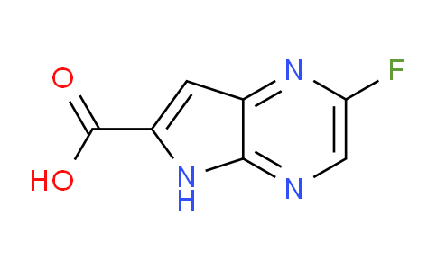 CAS No. 1016241-84-1, 2-Fluoro-5H-pyrrolo[2,3-b]pyrazine-6-carboxylic acid