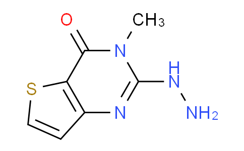 CAS No. 1158413-84-3, 2-Hydrazinyl-3-methylthieno[3,2-d]pyrimidin-4(3H)-one