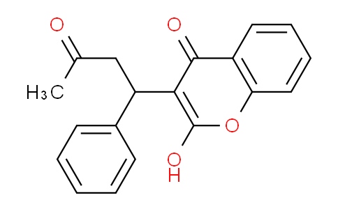 CAS No. 951658-59-6, 2-Hydroxy-3-(3-oxo-1-phenylbutyl)-4H-chromen-4-one