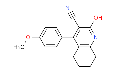 CAS No. 77821-73-9, 2-Hydroxy-4-(4-methoxyphenyl)-5,6,7,8-tetrahydroquinoline-3-carbonitrile