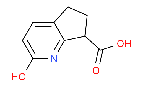 CAS No. 1017436-19-9, 2-Hydroxy-6,7-dihydro-5H-cyclopenta[b]pyridine-7-carboxylic acid