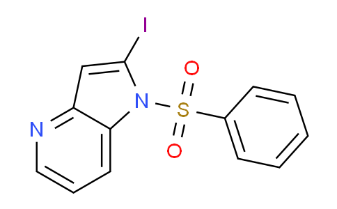 CAS No. 1227270-21-4, 2-Iodo-1-(phenylsulfonyl)-1H-pyrrolo[3,2-b]pyridine