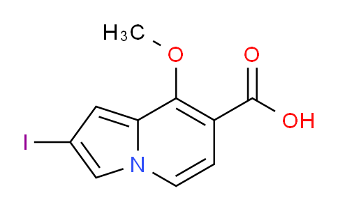 CAS No. 1706460-08-3, 2-Iodo-8-methoxyindolizine-7-carboxylic acid