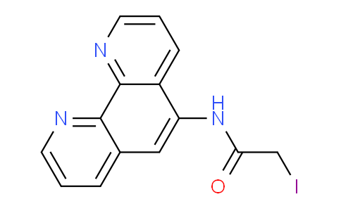 CAS No. 111047-29-1, 2-Iodo-N-(1,10-phenanthrolin-5-yl)acetamide