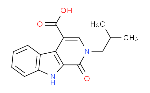 CAS No. 1023517-03-4, 2-Isobutyl-1-oxo-2,9-dihydro-1H-pyrido[3,4-b]indole-4-carboxylic acid