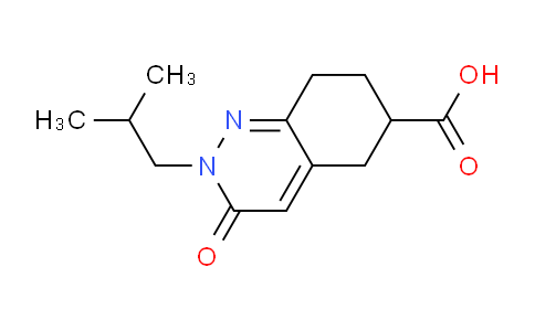 CAS No. 1708437-12-0, 2-Isobutyl-3-oxo-2,3,5,6,7,8-hexahydrocinnoline-6-carboxylic acid