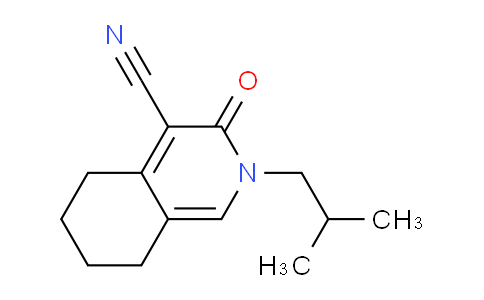 CAS No. 1267157-39-0, 2-Isobutyl-3-oxo-2,3,5,6,7,8-hexahydroisoquinoline-4-carbonitrile
