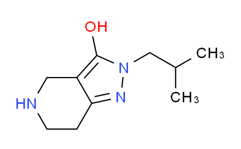 CAS No. 1708401-36-8, 2-Isobutyl-4,5,6,7-tetrahydro-2H-pyrazolo[4,3-c]pyridin-3-ol