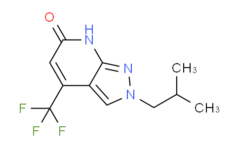 CAS No. 1018163-88-6, 2-Isobutyl-4-(trifluoromethyl)-2H-pyrazolo[3,4-b]pyridin-6(7H)-one