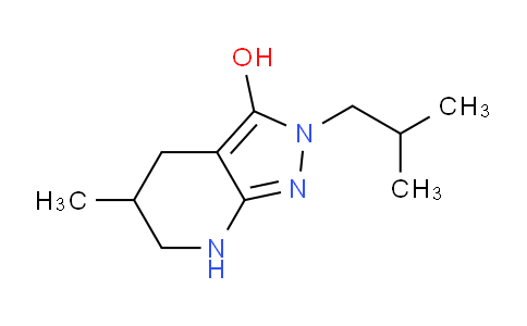 CAS No. 1710202-12-2, 2-Isobutyl-5-methyl-4,5,6,7-tetrahydro-2H-pyrazolo[3,4-b]pyridin-3-ol
