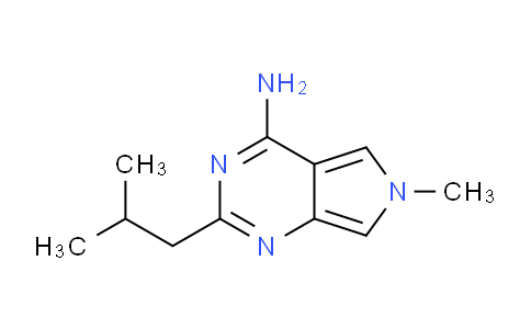 CAS No. 1710847-10-1, 2-Isobutyl-6-methyl-6H-pyrrolo[3,4-d]pyrimidin-4-amine