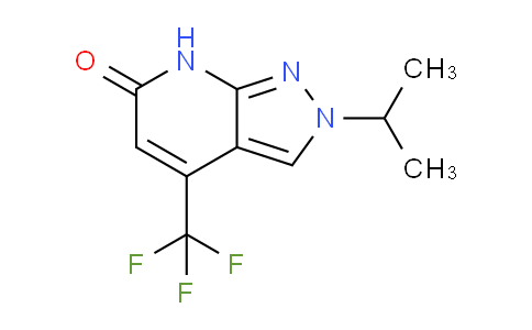 CAS No. 1018163-72-8, 2-Isopropyl-4-(trifluoromethyl)-2H-pyrazolo[3,4-b]pyridin-6(7H)-one