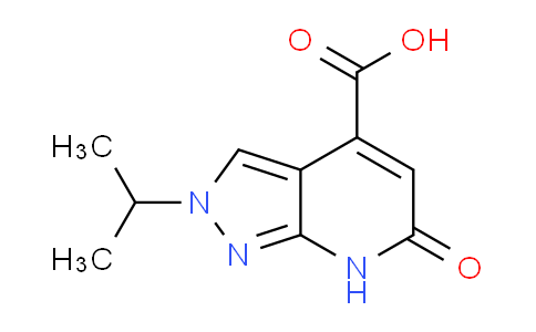 CAS No. 1018046-93-9, 2-Isopropyl-6-oxo-6,7-dihydro-2H-pyrazolo[3,4-b]pyridine-4-carboxylic acid