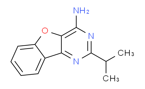 CAS No. 1706434-61-8, 2-Isopropylbenzofuro[3,2-d]pyrimidin-4-amine