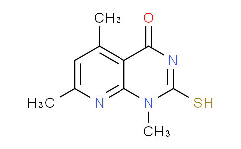 CAS No. 384342-02-3, 2-Mercapto-1,5,7-trimethylpyrido[2,3-d]pyrimidin-4(1H)-one