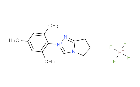 CAS No. 862893-80-9, 2-Mesityl-6,7-dihydro-5H-pyrrolo[2,1-c][1,2,4]triazol-2-ium tetrafluoroborate