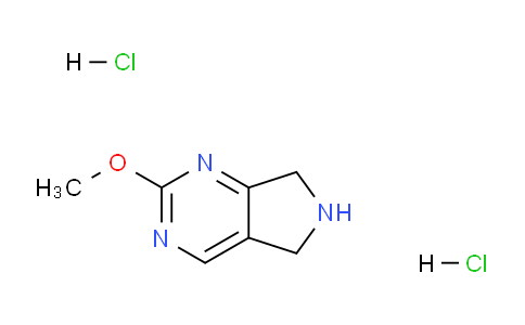 CAS No. 1255099-03-6, 2-Methoxy-6,7-dihydro-5H-pyrrolo[3,4-d]pyrimidine dihydrochloride