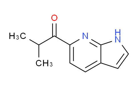 CAS No. 1427501-95-8, 2-Methyl-1-(1H-pyrrolo[2,3-b]pyridin-6-yl)propan-1-one