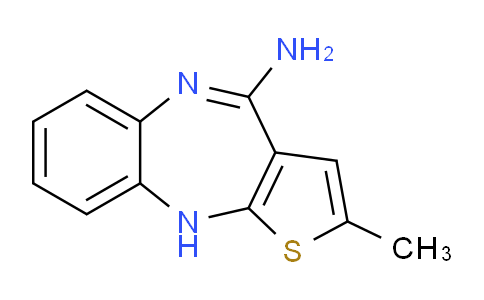 CAS No. 612503-08-9, 2-Methyl-10H-benzo[b]thieno[2,3-e][1,4]diazepin-4-amine
