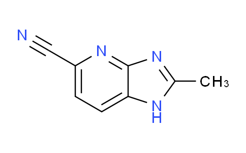 CAS No. 219762-30-8, 2-Methyl-1H-imidazo[4,5-b]pyridine-5-carbonitrile