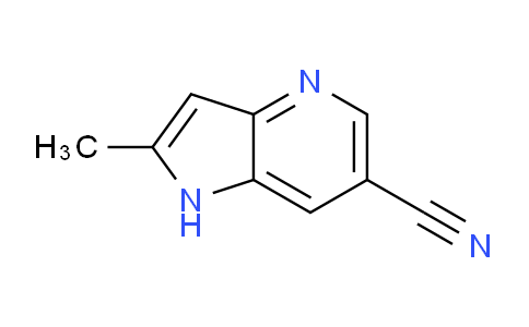 CAS No. 1190312-04-9, 2-Methyl-1H-pyrrolo[3,2-b]pyridine-6-carbonitrile