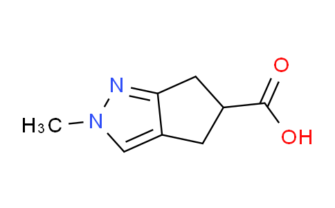 CAS No. 1780282-55-4, 2-Methyl-2,4,5,6-tetrahydrocyclopenta[c]pyrazole-5-carboxylic acid