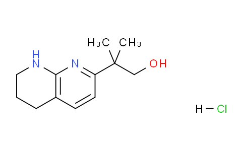 CAS No. 1416438-91-9, 2-Methyl-2-(5,6,7,8-tetrahydro-1,8-naphthyridin-2-yl)propan-1-ol hydrochloride
