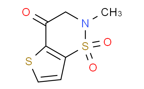 CAS No. 72975-44-1, 2-Methyl-2H-thieno[2,3-e][1,2]thiazin-4(3H)-one 1,1-dioxide