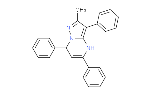 CAS No. 1379811-42-3, 2-Methyl-3,5,7-triphenyl-4,7-dihydropyrazolo[1,5-a]pyrimidine
