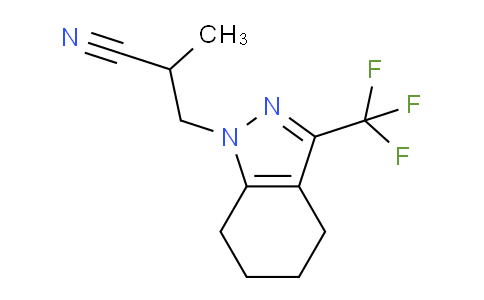 CAS No. 937601-70-2, 2-Methyl-3-(3-(trifluoromethyl)-4,5,6,7-tetrahydro-1H-indazol-1-yl)propanenitrile