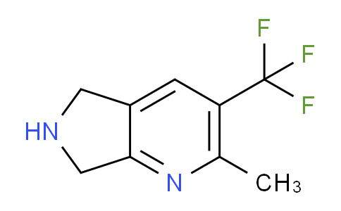 CAS No. 905273-82-7, 2-Methyl-3-(trifluoromethyl)-6,7-dihydro-5H-pyrrolo[3,4-b]pyridine