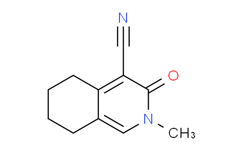 CAS No. 1268077-01-5, 2-Methyl-3-oxo-2,3,5,6,7,8-hexahydroisoquinoline-4-carbonitrile