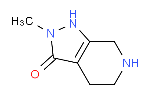 CAS No. 1215484-46-0, 2-Methyl-4,5,6,7-tetrahydro-1H-pyrazolo[3,4-c]pyridin-3(2H)-one