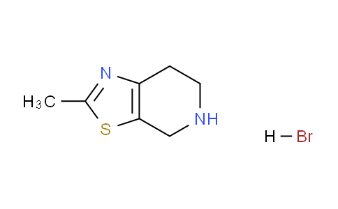 CAS No. 1030122-16-7, 2-Methyl-4,5,6,7-tetrahydrothiazolo[5,4-c]pyridine hydrobromide