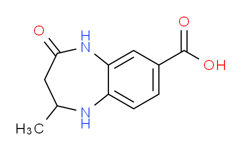 CAS No. 1099126-95-0, 2-Methyl-4-oxo-2,3,4,5-tetrahydro-1H-benzo[b][1,4]diazepine-7-carboxylic acid