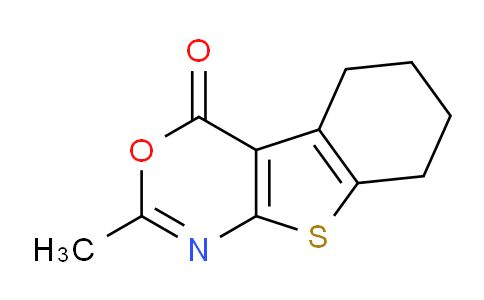 CAS No. 13130-47-7, 2-Methyl-5,6,7,8-tetrahydro-4H-benzo[4,5]thieno[2,3-d][1,3]oxazin-4-one