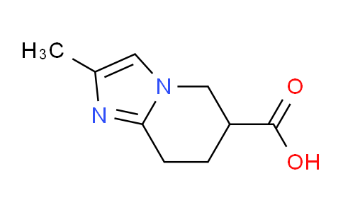 CAS No. 1367865-93-7, 2-Methyl-5,6,7,8-tetrahydroimidazo[1,2-a]pyridine-6-carboxylic acid