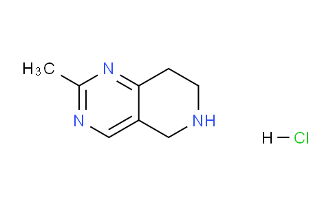CAS No. 210538-73-1, 2-Methyl-5,6,7,8-tetrahydropyrido[4,3-d]pyrimidine hydrochloride