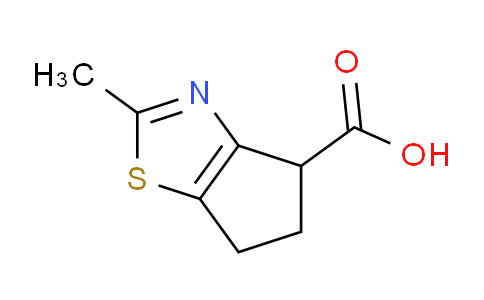 CAS No. 1190391-79-7, 2-Methyl-5,6-dihydro-4H-cyclopenta[d]thiazole-4-carboxylic acid